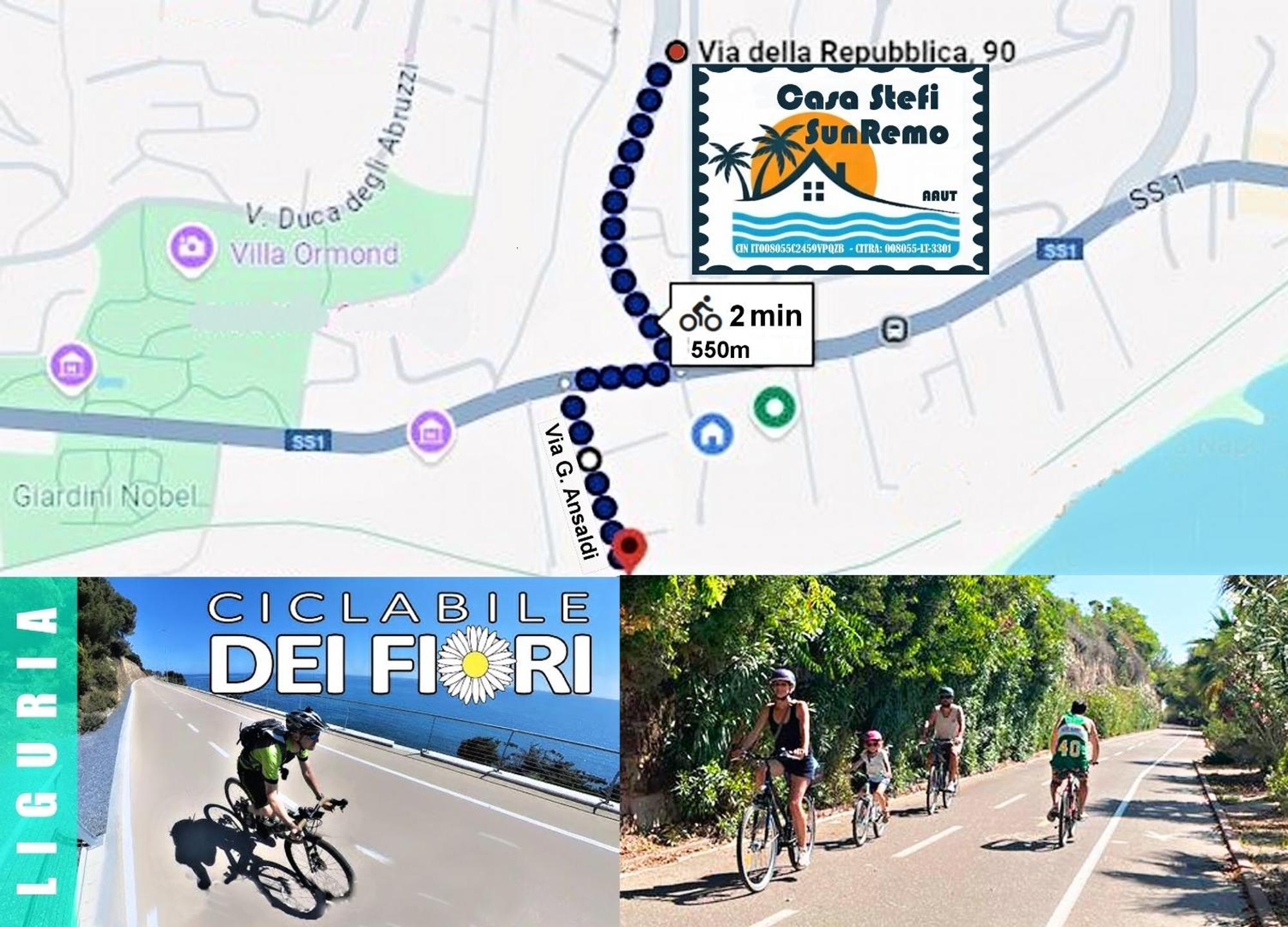 Casa Stefi Sunremo - Parcheggio Privato, 500 Mt Dalla Spiaggia Sanremo Luaran gambar